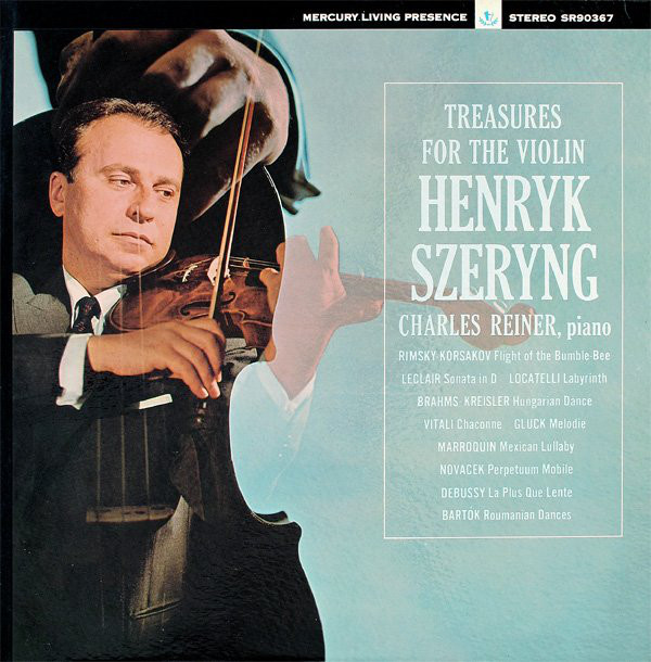 iڍ F ydlR[hZ[!60%OFF!zHenryk Szeryng/Charles Reiner (33rpm 180g LP Stereo)Treasures For Violin