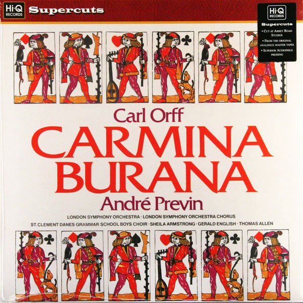 iڍ F ydlR[hZ[!60%OFF!zPrevin/LSO(33rpm 180g LP Stereo)Orff: Carmina burana