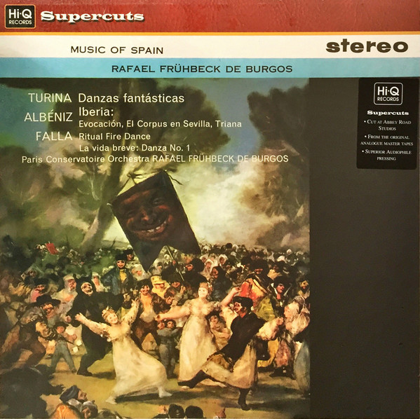 iڍ F ydlR[hZ[!60%OFF!zRafael Fruhbeck de Burgos/Paris Concertvatoire Orchestra(33rpm 180g LP Stereo)Falla:Danza ritual deL fuego(El Amor Brujo)/Turina:Danzas Fantastics/Falla:Dfanza No.1(La Vida Breve)/Albeniz:from Iberia