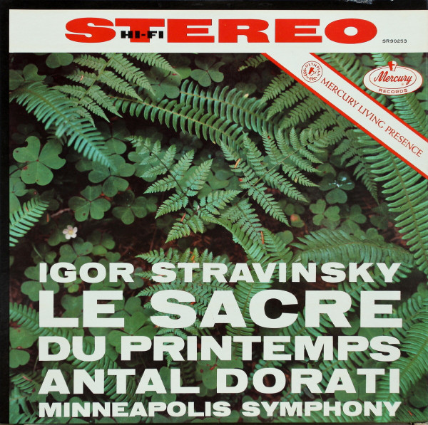 iڍ F ydlR[hZ[!60%OFF!zAntal Dorai/The Mineapolis Symphony Orchestra(33rpm 180g LP Stereo)Stravinsky: Le Sacre Du Printemps