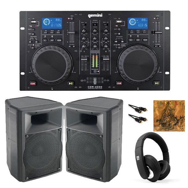 iڍ F GEMINI CDM-4000/̌^CDJZbg(CDM-4000/GX-1)SCRATCH LIFE/Lamia 3m/VOYAGEv[gIDMC2015DVD/HOW TO DJu iI yCDM4000z