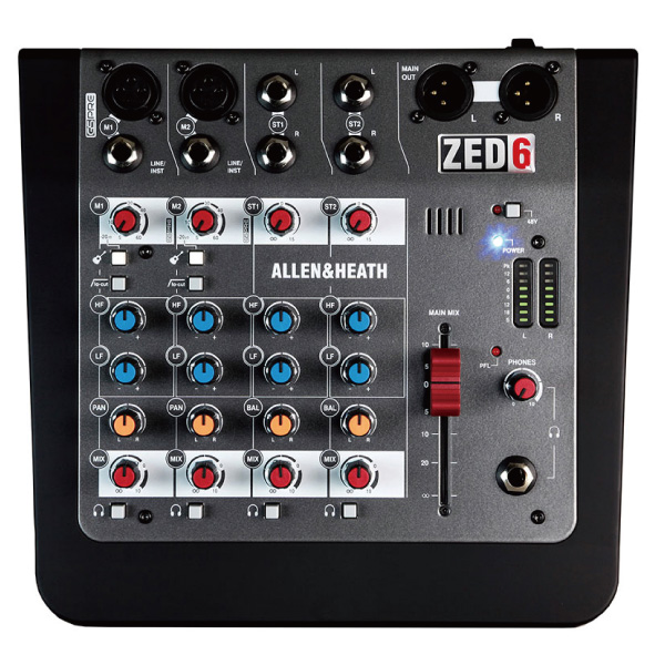 iڍ F Allen&Heath/PA~LT[/ZED-6  yZED6 PA MIXER Aqz