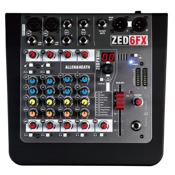 iڍ F Allen&Heath/PA~LT[/ZED-6FX@ yZED6FX PA MIXER Aqz