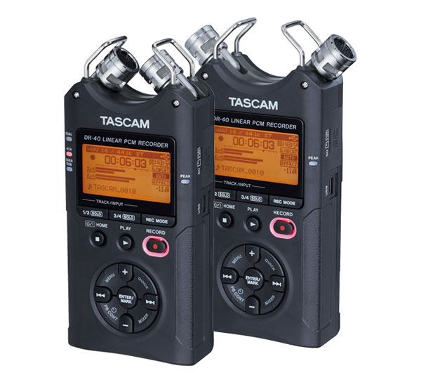 TASCAMのハンディ・レコーダー、DR-40 VER2-J のご紹介です。