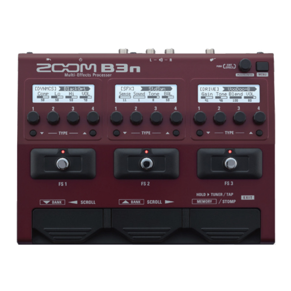 ZOOM B3n ベース用マルチエフェクター-