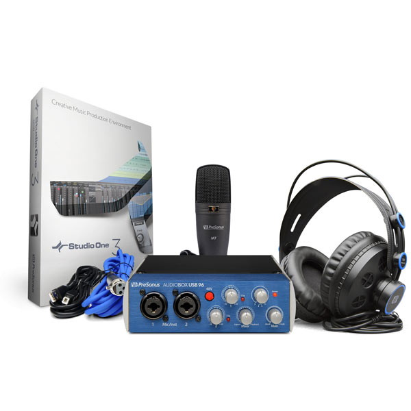 商品詳細 ： PreSonus/レコーディングセット/AudioBox 96 STUDIO
