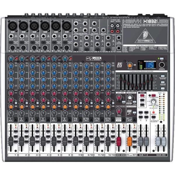 BEHRINGER ベリンガー XENYX QX1832USB アナログミキサー BEHRINGER/QX1832USB 14ch アナログミキサー USBオーディオ