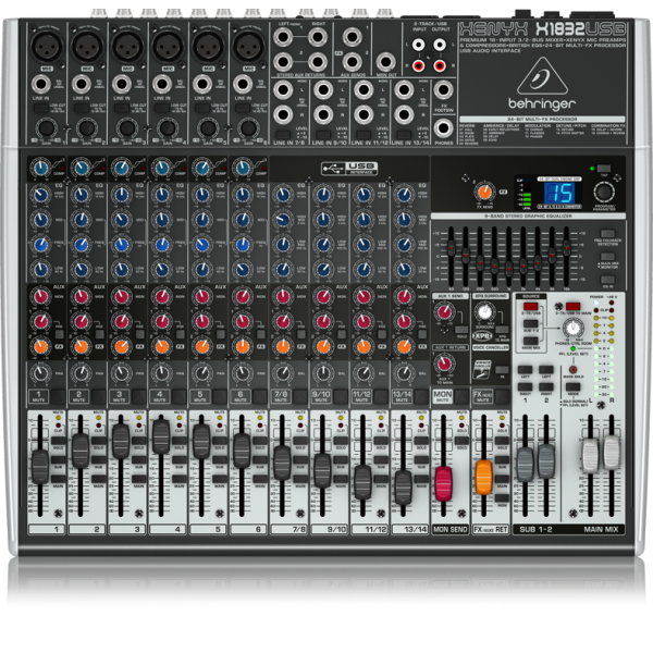 iڍ F BEHRINGER(xK[)/PA~LT[/X1832USB XENYX(GtFN^[EUSBI[fBIC^[tF[X)