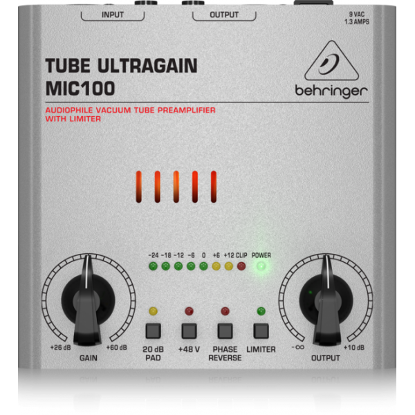 BEHRINGER マイクプリアンプ MIC100