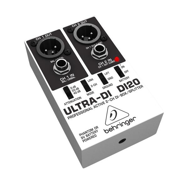 BEHRINGER(ベリンガー)/DI/DI20 ULTRA-DI(電池・ファンタム電源駆動