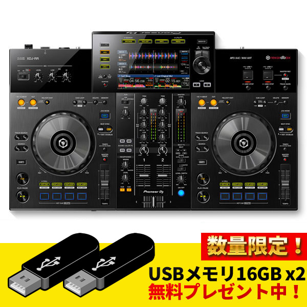 iڍ F yʌ胁16GBx2v[gIzPioneer DJ/̌^DJRg[[/XDJ-RRrekordboxH}jA{AS҂͂߂ăubNiIyXDJRRz