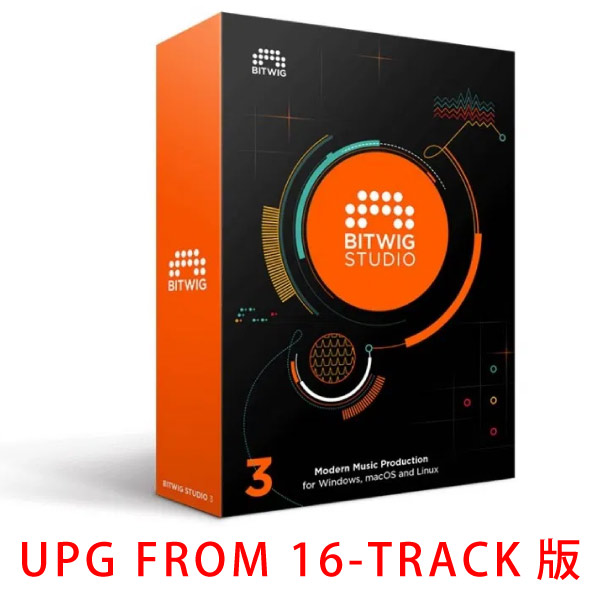 iڍ F BITWIG/y\tg/Bitwig Studio UPG FROM 16-TRACKtunecore`PbgtI