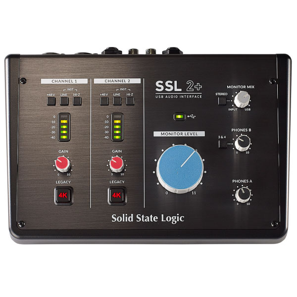 Solid State LogicのUSBオーディオインターフェイス「SSL2+」のご紹介 