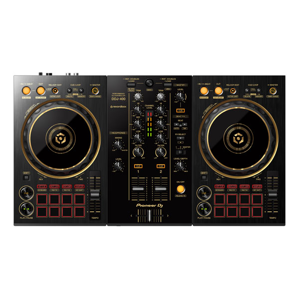 DDJ-400-N】国内限定3000台の限定ゴールドカラーモデル！のrekordbox