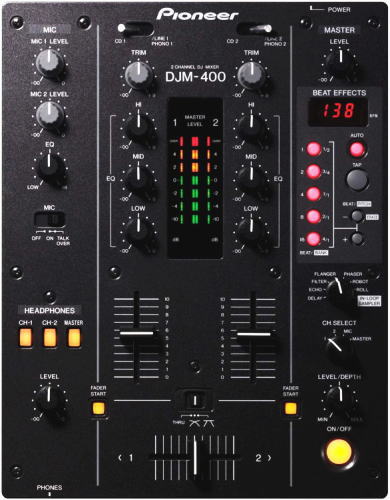 pioneer DJM-400  楽器屋のデモ機で使用頻度少ない美品なミキサー引き続き検討させて頂きます