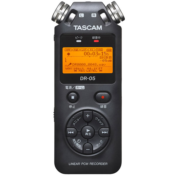 TASCAM DR-05 レコーダー