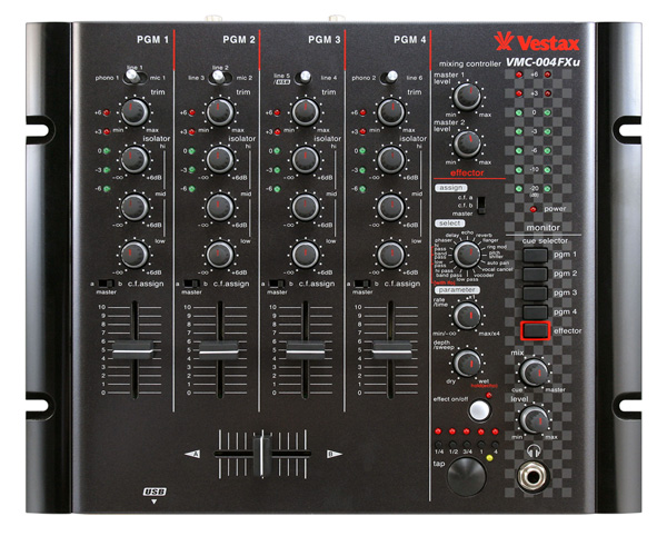 vestax VMC-004FXu ベスタックス 4chミキサー 美品