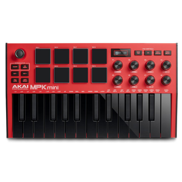 iڍ F y背bhJ[IzAKAI professional/MIDIRg[[/MPK Mini MK3 (RED)tunecore`Pbgv[gI