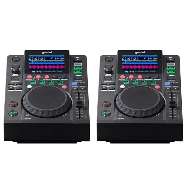 商品詳細 ： GEMINI/USBデータプレーヤー/MDJ-500 x2台セット 