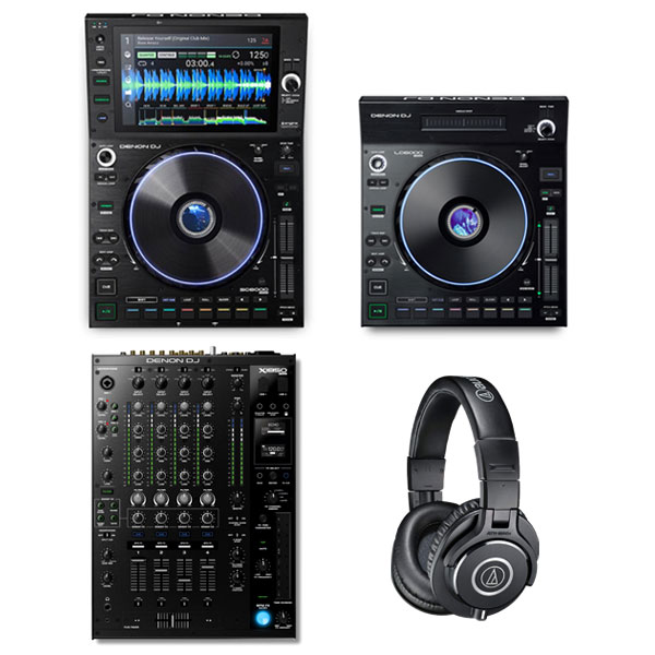 iڍ F I[DENON DJ SC6000PRIMEtbOVbvo[ZbgiSC6000PRIME/LC6000PRIME/X1850PRIME/ATH-M40xjLamia 3mAHOW TO DJuAS҂͂߂ăubNiI