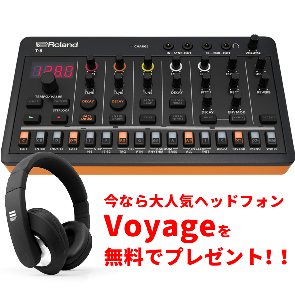 iڍ F yȂ9,800~̑lCwbhtHVoyage𖳗Ńv[gIzRoland/Y&x[X}V/AIRA Compact T-8