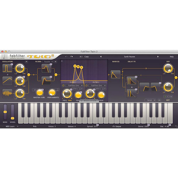 iڍ F yVvȃVZvOCTĂȂ炱IzFabFilter/\tgEFA/Twin 2VAR[h[ɂĂ[iƂȂ܂tunecore`Pbgt