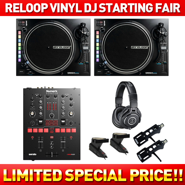 iڍ F y5{ȍ~ח\B\tIRELOOP VINYL DJ STARTING FAIRzRP-8000MK2 nCRXpSerato DJΉ~LT[ZbgiSCRATCH/ATH-M40x/STO-HS-BKx2/OM PRO Sx2jHOWTODJ/DJS҂͂߂BOOK/̐jv[gI