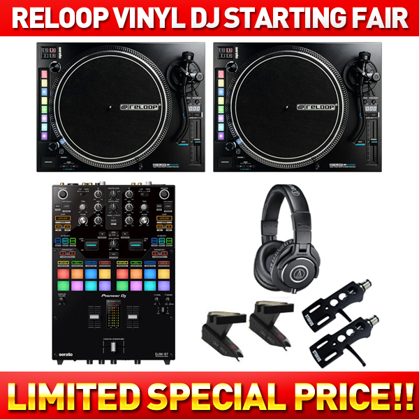 iڍ F yRELOOP VINYL DJ STARTING FAIRzRP-8000MK2 DVSSΉogX^CHIPHOPZbgiDJM-S7/ATH-M40x/STO-HS-BKx2/OM PRO Sx2jHOWTODJ/DJS҂͂߂BOOK/̐jv[gI