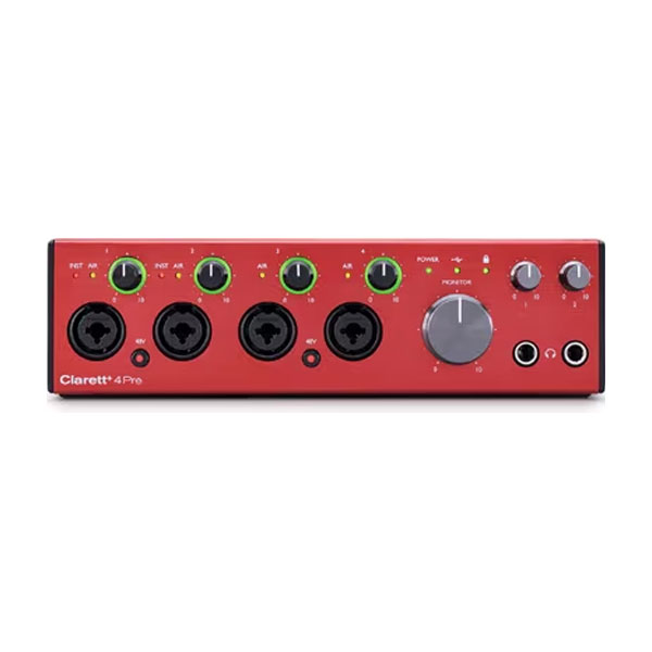 iڍ F Focusrite/I[fBIC^[tFCX/Clarett+ 4Pre