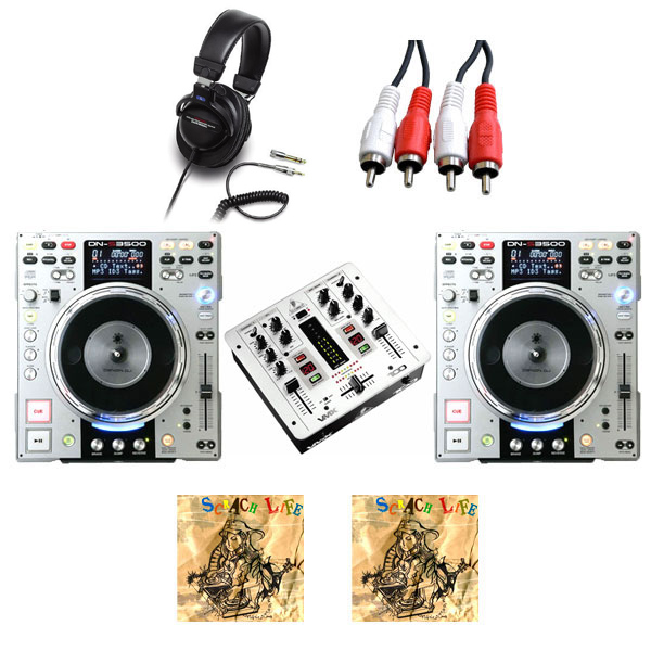 商品詳細 ： 【期間限定爆安特価！】DN-S3500歴史的爆安最高峰CDJスタートセット（DNS3500/VMX100）★ロゴ入りタオル＋XDJ-PRO5プレゼント！※SCRACH LIFE2枚プレゼント！