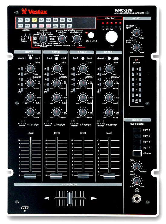 ベスタクスpmc-280DJミキサー