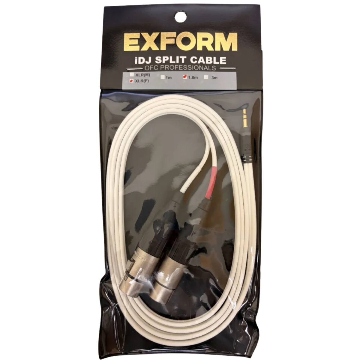 商品詳細 ： 【数量限定の特価セール開催中！】EXFORM/スプリットケーブル/iDJ Split Cable XLR-FX2