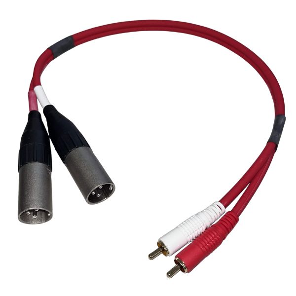 商品詳細 ： 【数量限定の特価セール開催中！】EXFORM/ツインケーブル/RCA-XLR(オス)ケーブル 0.5m
