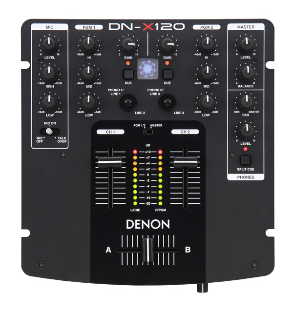 ()CDJ-DENON2台とVestaxミキサー1台