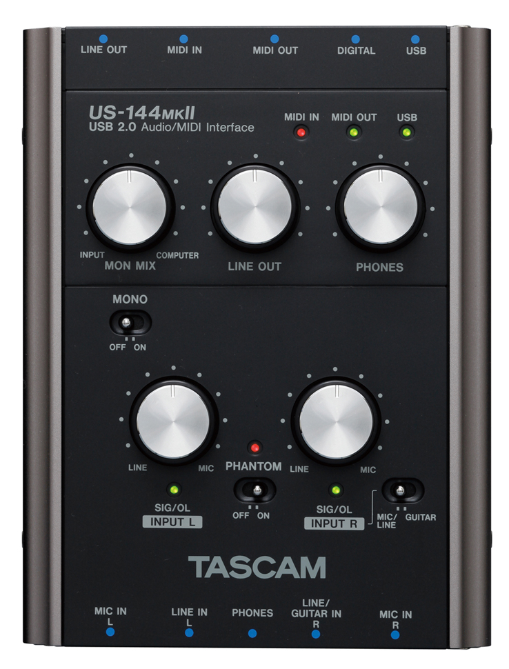 iڍ F TASCAM/MIDII[fBIC^[tF[X/US-144MKII