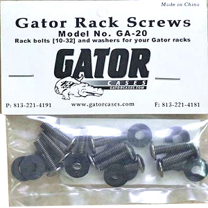 GATOR/ラックケース用ねじ/GA-20（スクリュー＋ワッシャー10個入り