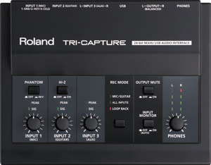 商品詳細 ： 【在庫限り大特価！】Roland/USB オーディオ・インターフェイス/TRI-CAPTURE(UA-33) 