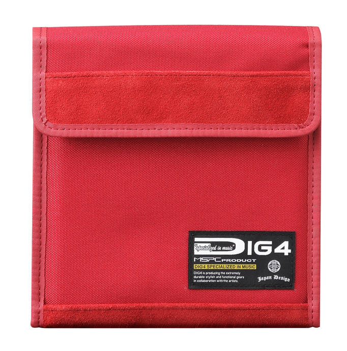 DIG4/Laptop DJバッグ DIG4/DJバッグ/7 INCH CASE 01 (レッド) -DJ機材アナログレコード専門