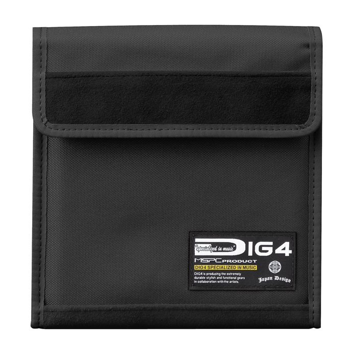 DIG4/DJバッグ/7 INCH CASE 01 (ブラック) -DJ機材アナログレコード