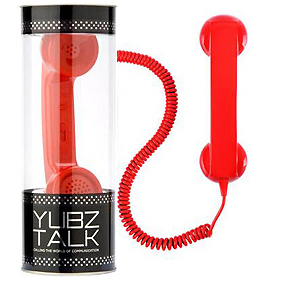 YUBZ/ヘッドホン/Retro Handset RED -DJ機材アナログレコード専門店