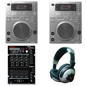 CDJセール対象商品】CDJ-350ロック・四つ打ちセット(CDJ350-S/PMC-280