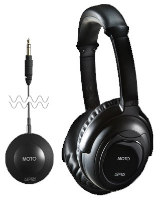 商品詳細 ： AZDEN/ワイヤレスヘッドフォン/MOTO DW-05(送信機とヘッドフォン各1台)