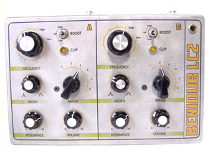Benidub Audio/2 チャンネルレゾナントフィルター/LC2 -DJ機材アナログ