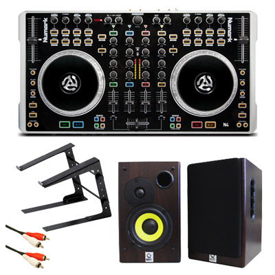 商品詳細 ： NUMARK N4 PCスタンド付きPCDJセット(N4/505 WALTZ/PP-3/LT-200)★VDJ解説PDFプレゼント！  