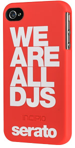 iڍ F Serato/ANZT/INCIPIO iPhone 4 4S CASES We are all DJs (Red)