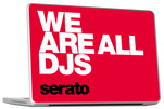 iڍ F Serato/ANZT/GELASKINS LAPTOP SKIN WE ARE ALL DJS (Red)