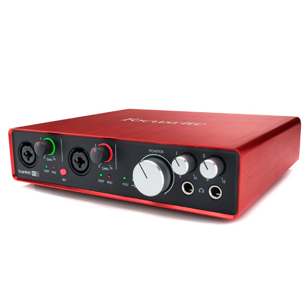 Focusrite scarlett 6i6 Gen2オーディオインターフェース