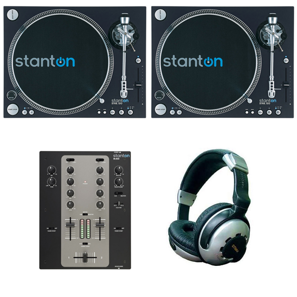 stantonターンテーブルSTR8.150とM.203のDJセット！
