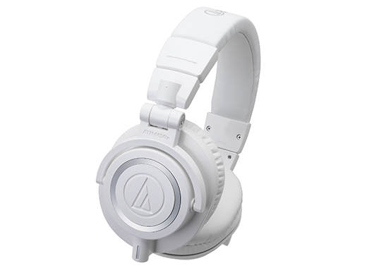 オンラインストア売 audio−technica ATH-M50X ホワイト ヘッドフォン