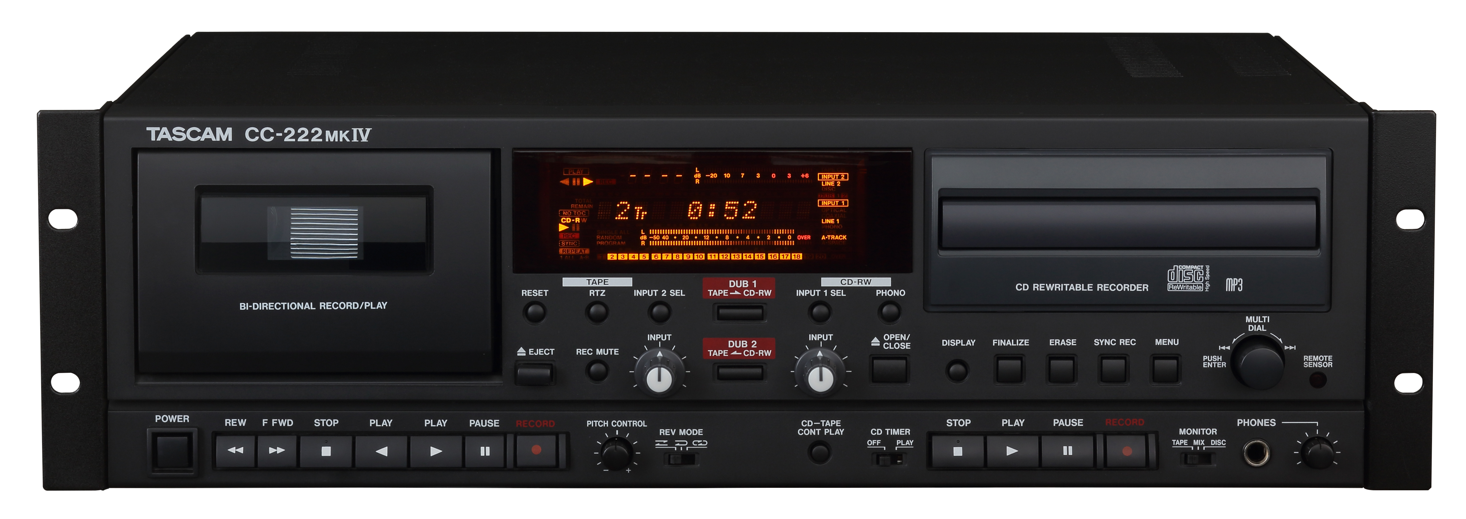 iڍ F TASCAM/ƖpCDR[_[EJZbgfbL/CC-222MKIV